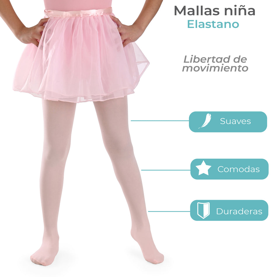 Malla Ballet Likra para Niña