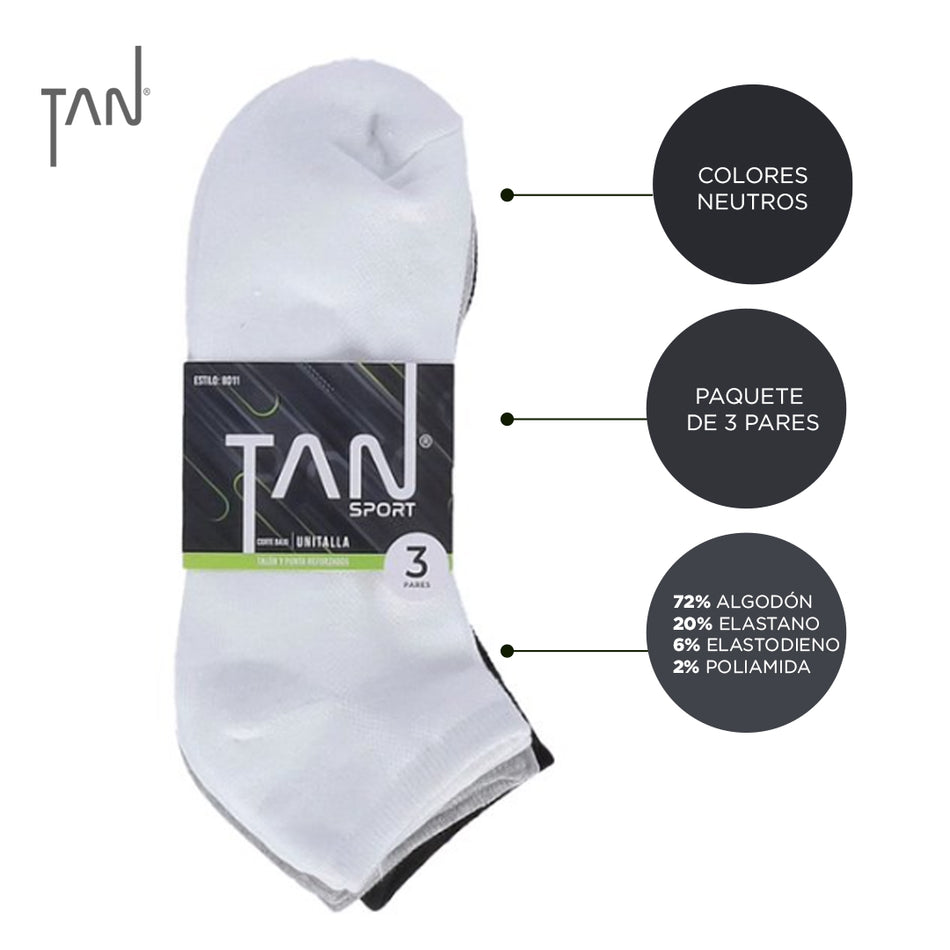 3 Pack Tin Deportivo Caballero