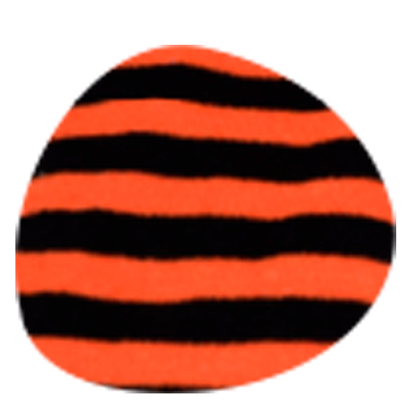 Medieta Acrylan Halloween Rallada Color Naranja